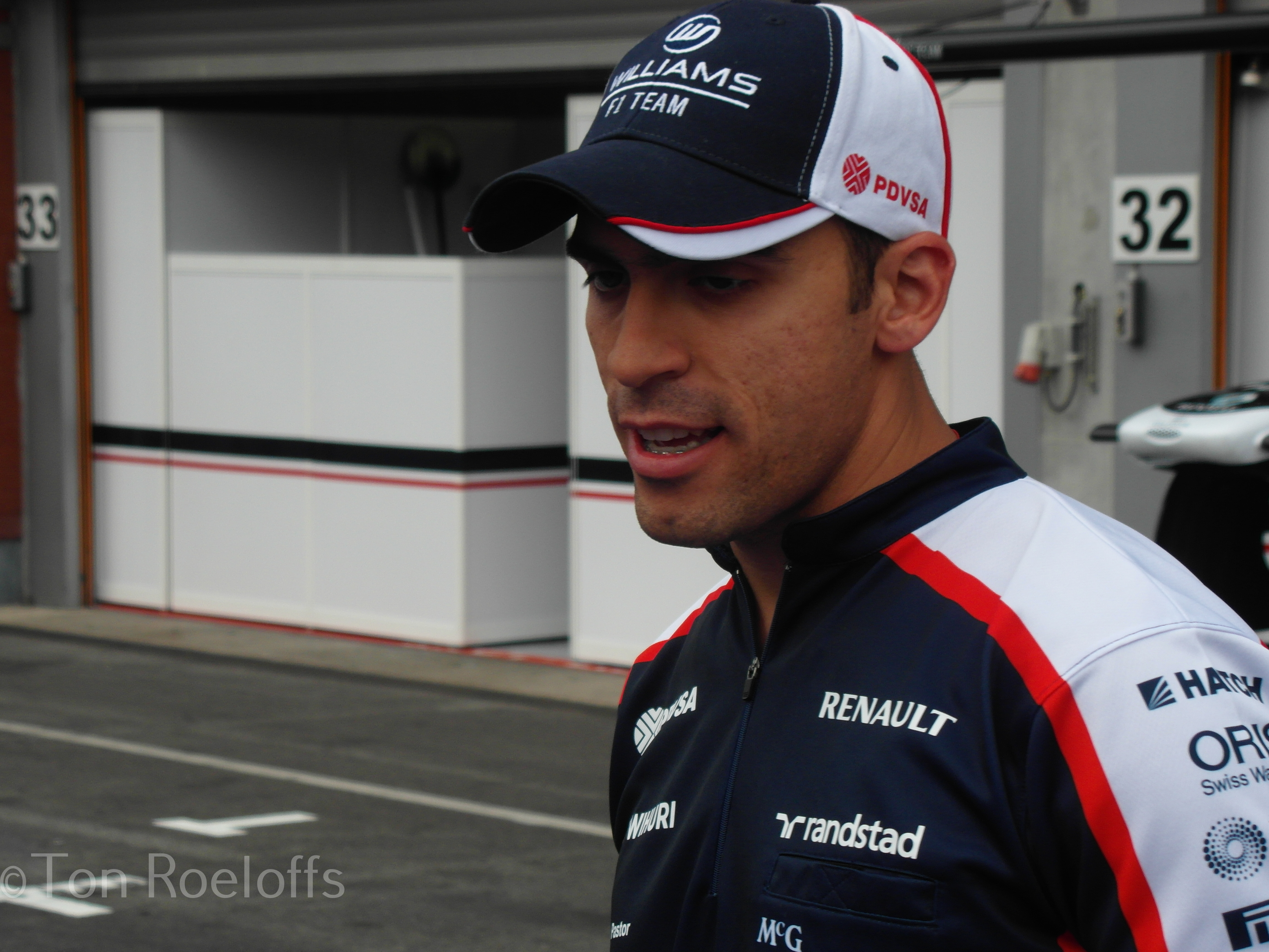 Verstappen pitbox